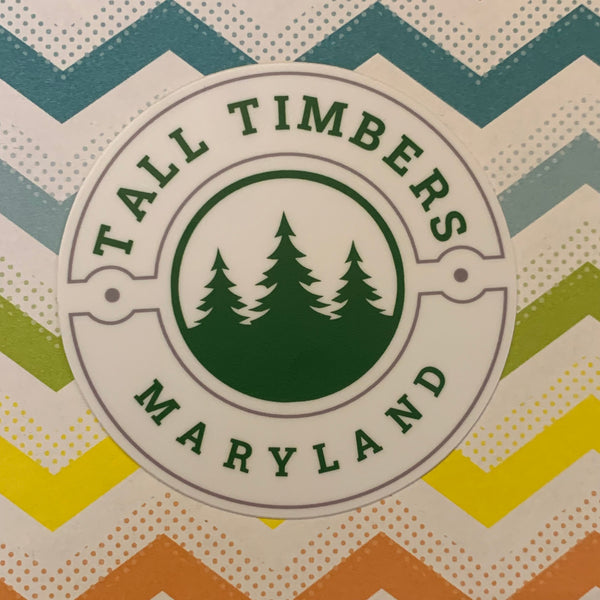 Tall Timber’s, MARYLAND 3 inch die cut sticker