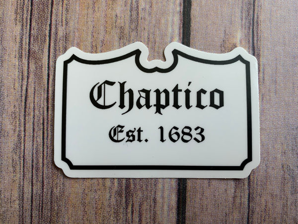 Chaptico MARYLAND 3 inch die cut sticker