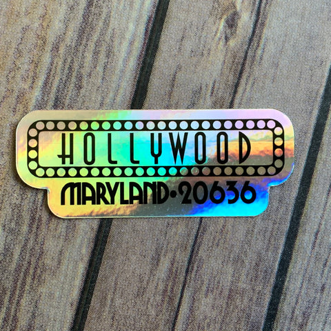 Hollywood MARYLAND 3 inch die cut sticker