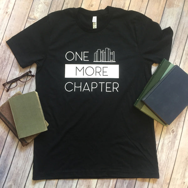 One more chapter book lover unisex adult shirt