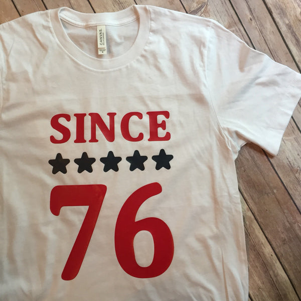 "Freedom Since 1776" Shirt set adult sizes