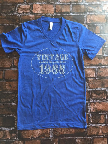 Vintage 1988 Birthday Adult shirt