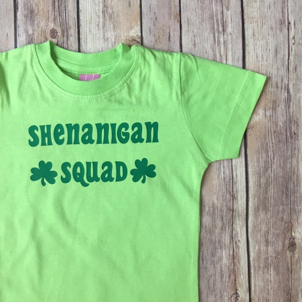 Youth Fitted Shenanigan Squad Shirt